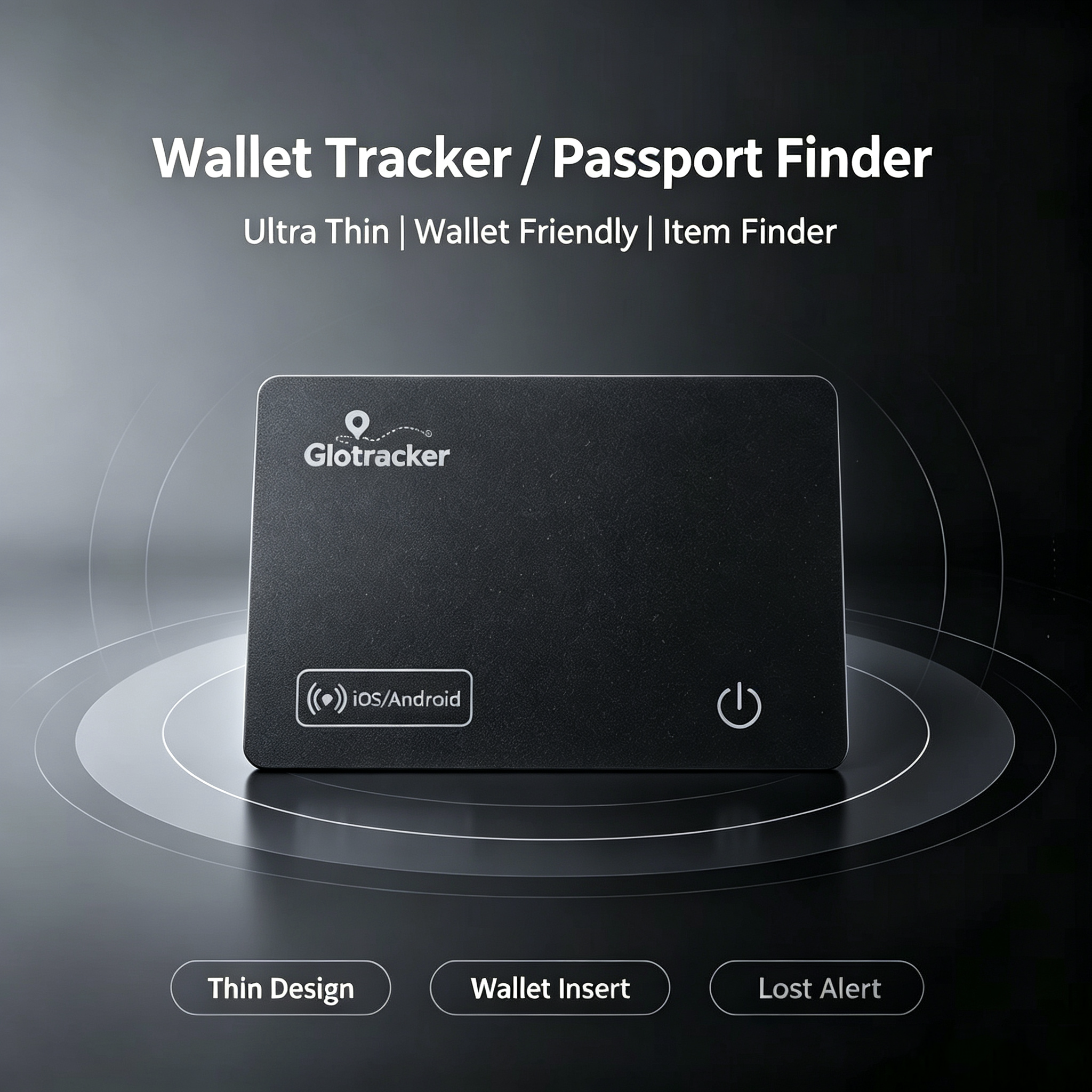 Card Tracker — Ultra-Slim 1.8mm Wallet Finder | Glotracker